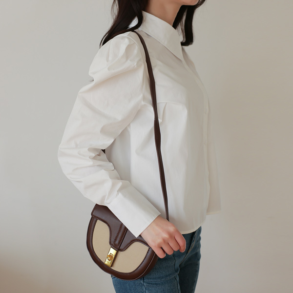 Color Combination Mini Shoulder Bag