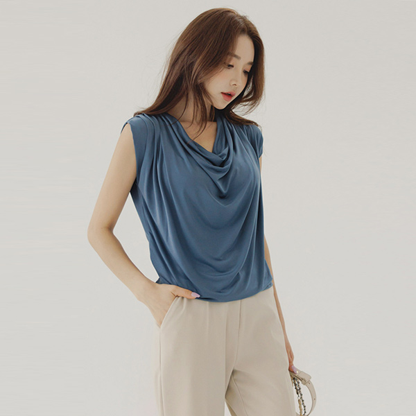 Skily Elegance Mood Drape T-shirt