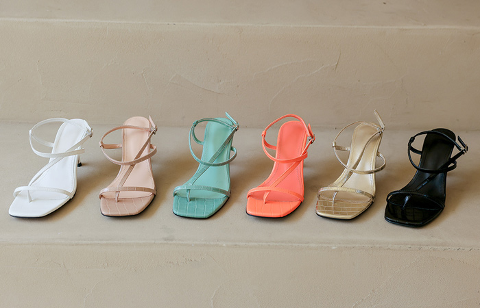 Croaker Strap Sandals Heels