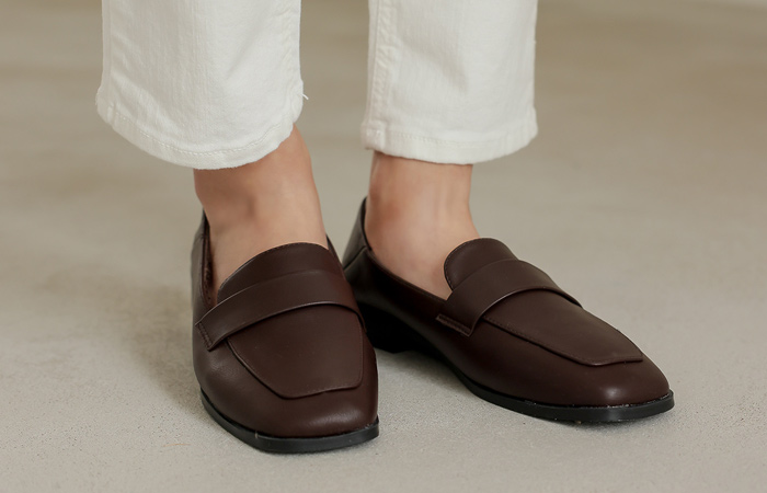 Classic Square Backless Loafer(Fur Lining)