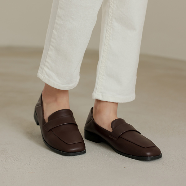 Classic Square Backless Loafer(Fur Lining)