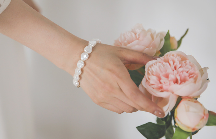 White Stone Bracelet