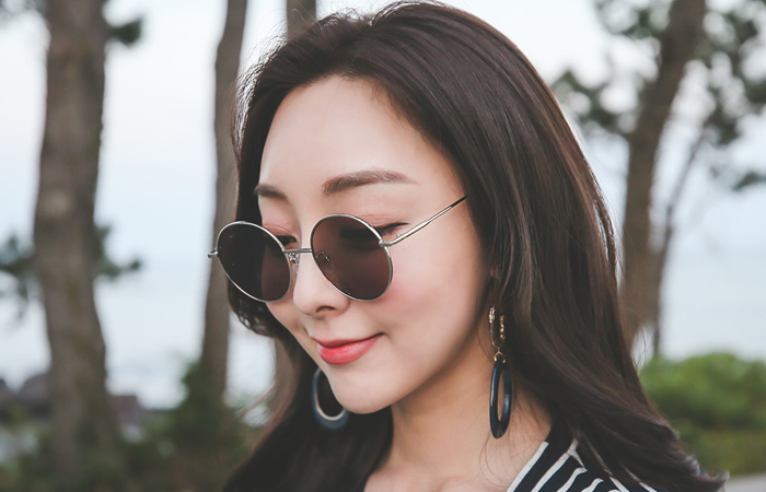 Tint Silver Rounding Sunglasses