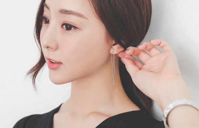 Ball Chain Drop Earring