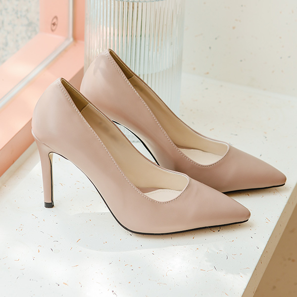 Modern Glossy Stiletto Heels(7.5cm/9.5cm)