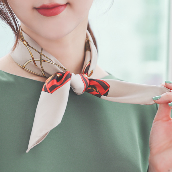Chain Tassel Luxury layered Scarf