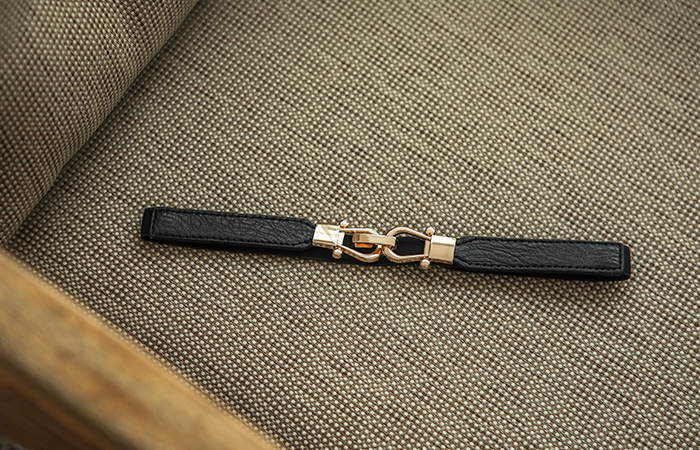 Gold Buckle Banding Belt