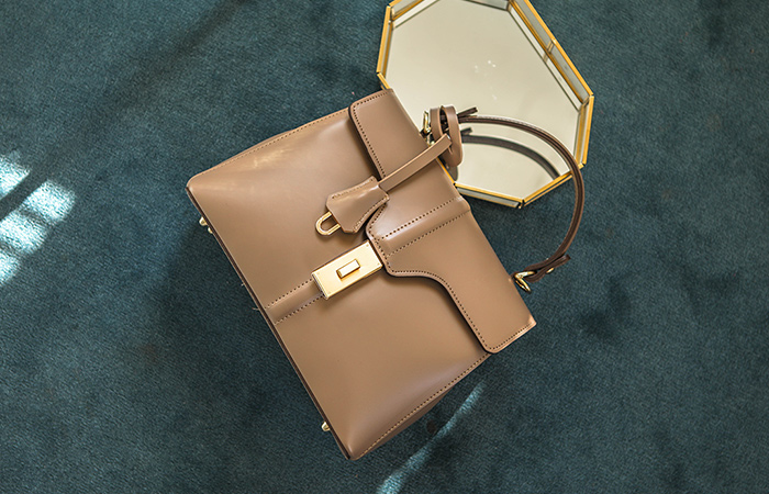 Gold Buckle Soft Mini Tote bag