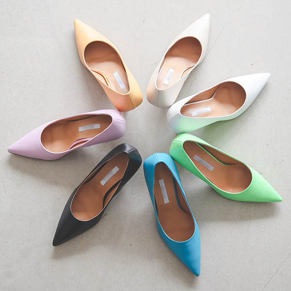 Cowhide Spring Mood Stiletto Heels(5cm/7cm)