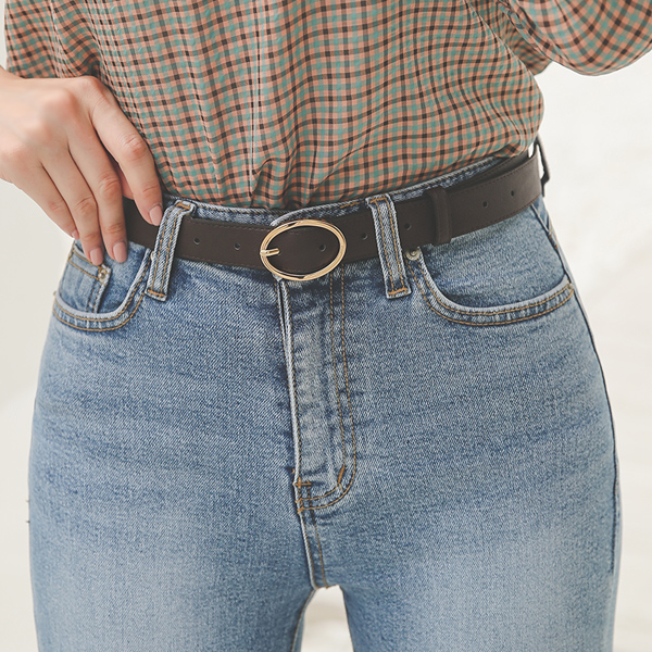 ellipse Buckle Basic Belt