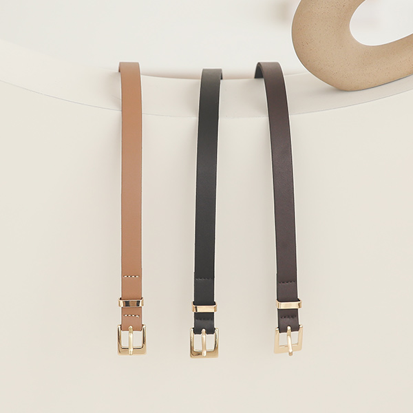 코어 Gold Classic Slim Belt