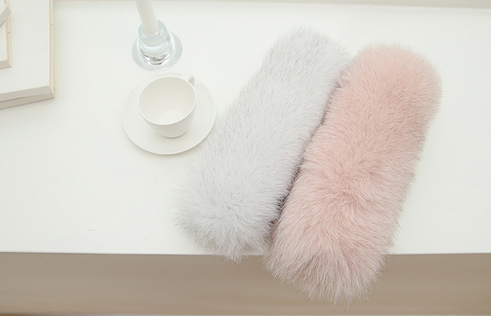 Real Fox-Fur Magnetic muffler