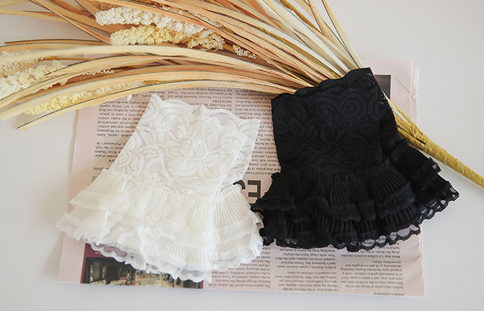 Second Volume Pleats Fake Cuffs