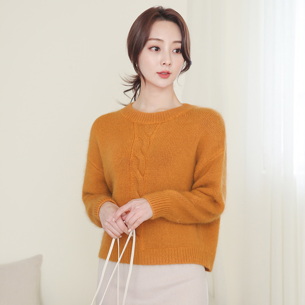 Angora Twiddle Loose Round Knit