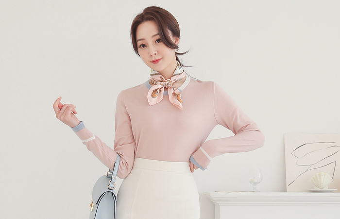 Triple Pastel Color Combination Knit