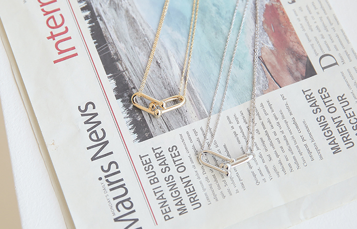 Chain 링크 Silver&Gold Necklace