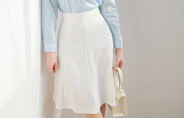 Volume Cutting-line Gored A-line Skirt(spring) Ⅱ
