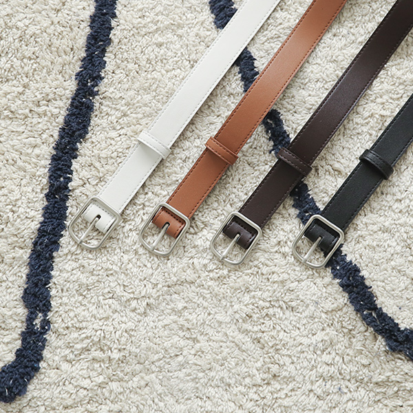 Unbalance Matte Square Buckle Belt