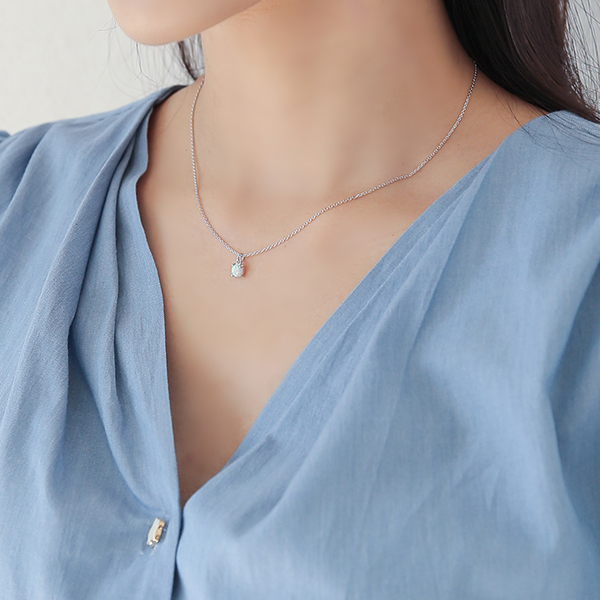 opal Jewel Decoration Necklace