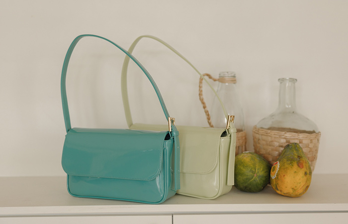 Pastel Spring Color Enamel Bag