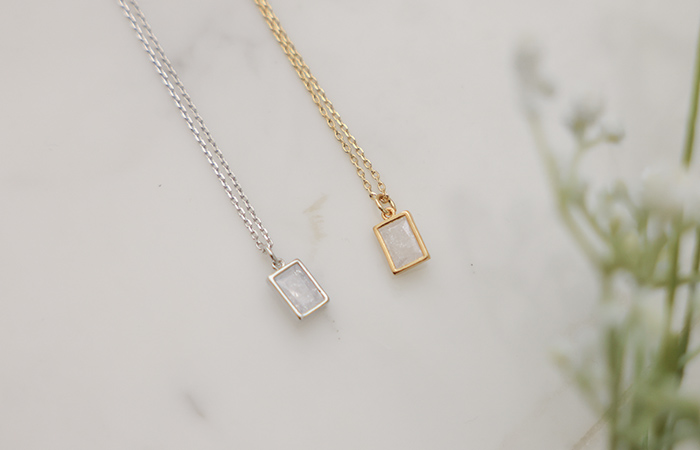 Square Jewel Necklace
