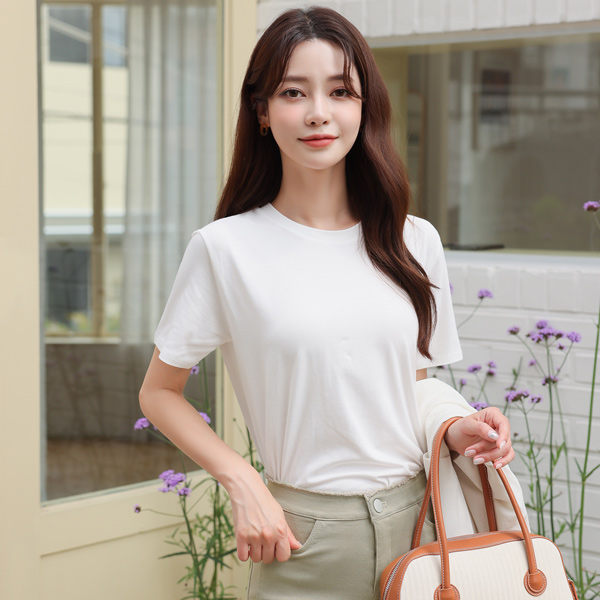 Every Day Cotton Modal Round T-shirt(summer)