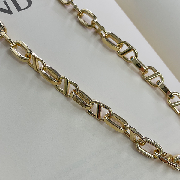 clip Chain Gold Ring Bold Necklace