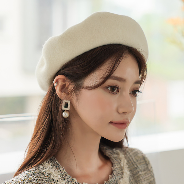 Color Simple Wool Beret Ⅱ