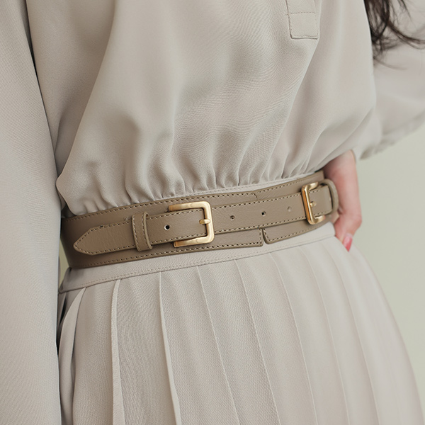 NAPA Double Buckle Wide Belt