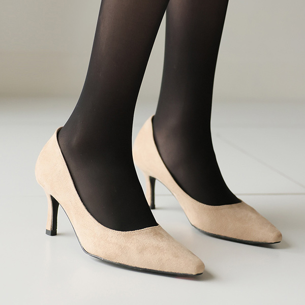 Basic Suede Stiletto Heels