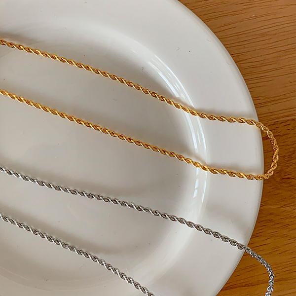 Rope twist Chain Necklace