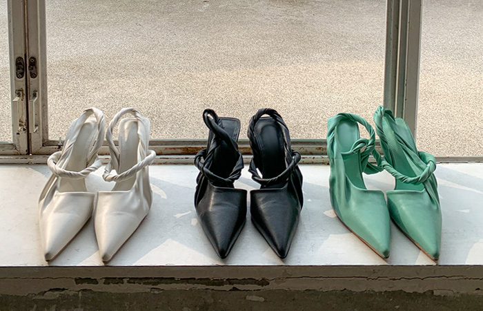 Double twist Stiletto Heels