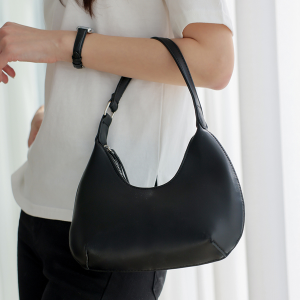 Vivid Half-Moon Shoulder Bag