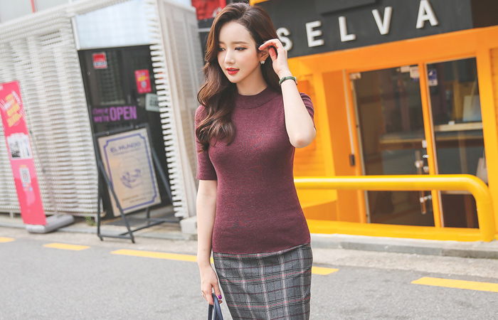 Paula Short Sleeve Knit low bokasi