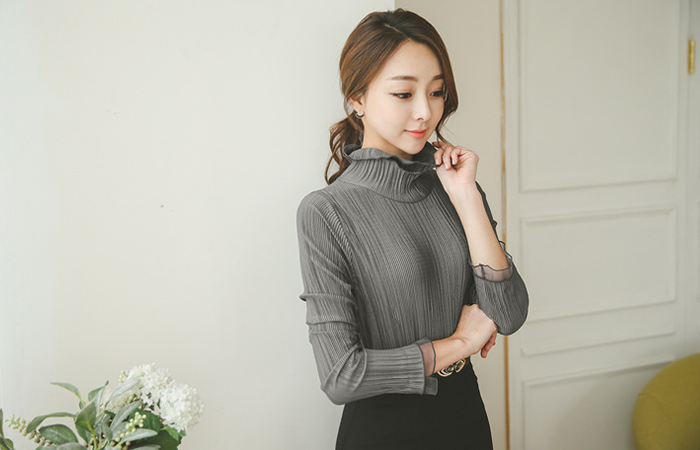 Double hayinek Pleats Blouse