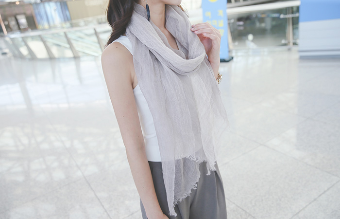 Modal Linen Long Scarf