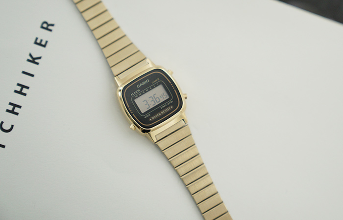 Casio Gold Metal Clock