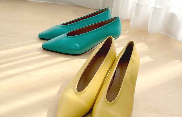 [Models wear44st]Colorful Point Cushion Kitten-Heel