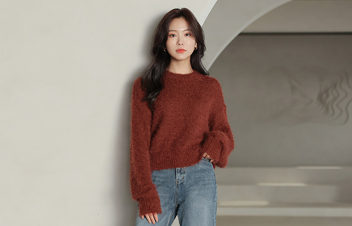 winter's Hair Point Knit Knit