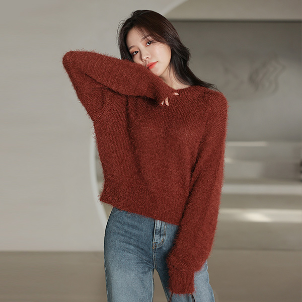 winter's Hair Point Knit Knit