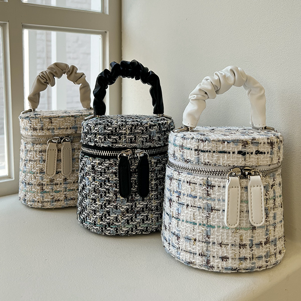 Petit Cylinder Tweed Tote bag