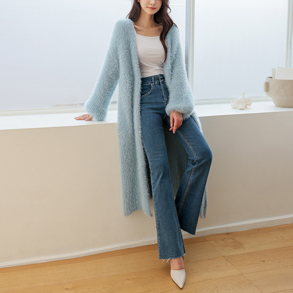 Cozy Belted ODE Knit Long Cardigan