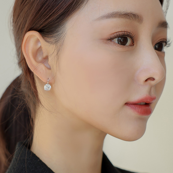 Cubic Hook Earring