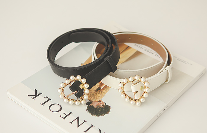 Loving Pearl heart Belt