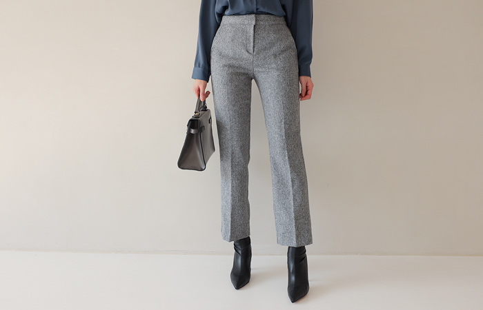 Classic Bokashi Wool Slacks