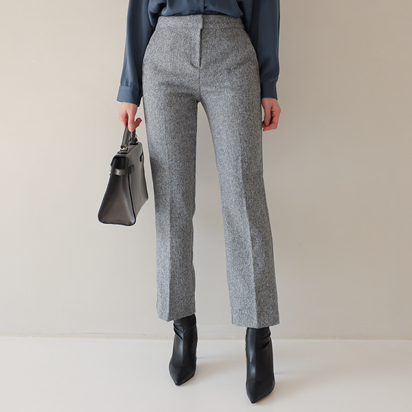 Classic Bokashi Wool Slacks