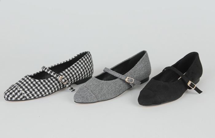 Romantic Winter Mary-Jane Flat shoes