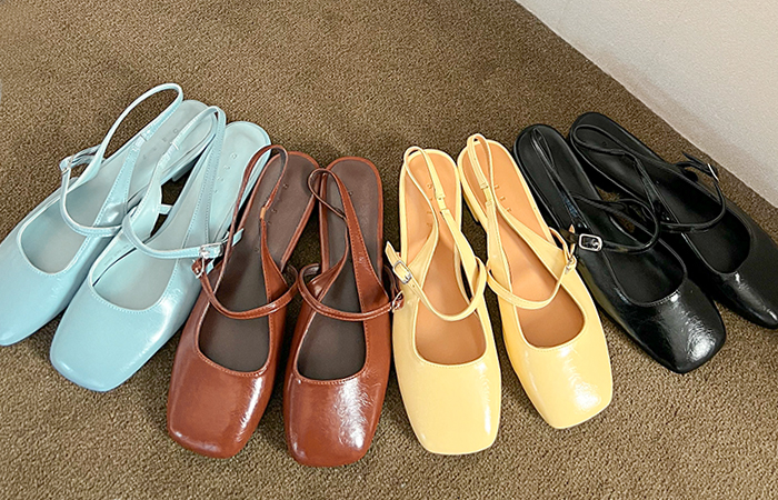 Daily Mary-Jane Flat Sling Backs Shoes