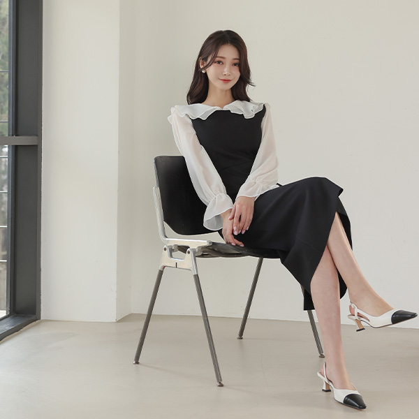 A-line Sleeveless shirts Long Dress