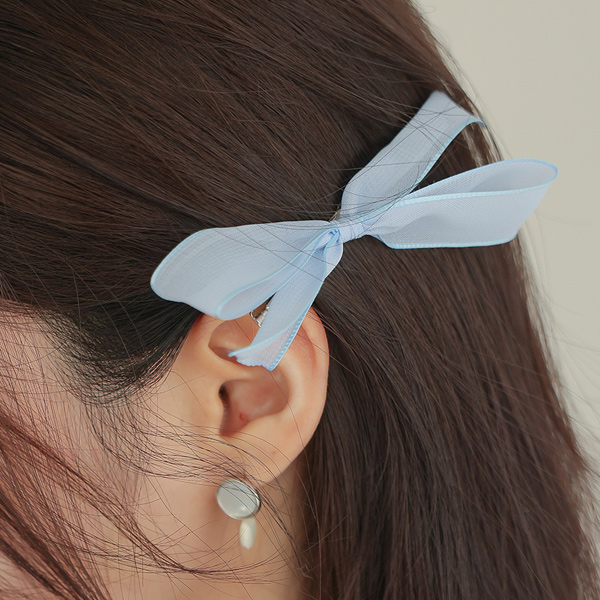 Lovely Chiffon Ribbon pin(2set)